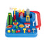 Circuit interactiv cu obstacole, parcare si vehicule de politie, ambulanta, pompieri, 34x30 cm